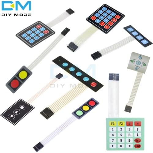 Matrix Array Matrix Keyboard Key Membrane LED Switch Keypad Module For Arduino Matrix Keyboard Board
