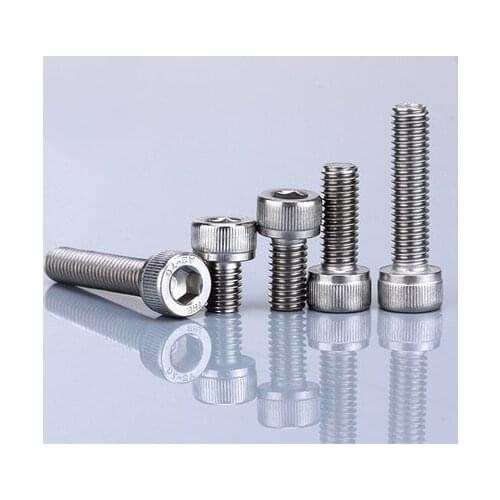 5pcs 5/16-24 allen screws inner hexagon screw circle column head cup bolts knurled bolt system fine thread teeth tight set