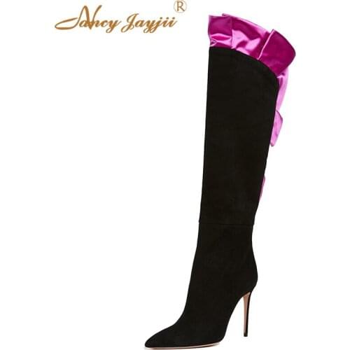 NANCYJAYJII Women's High Boots