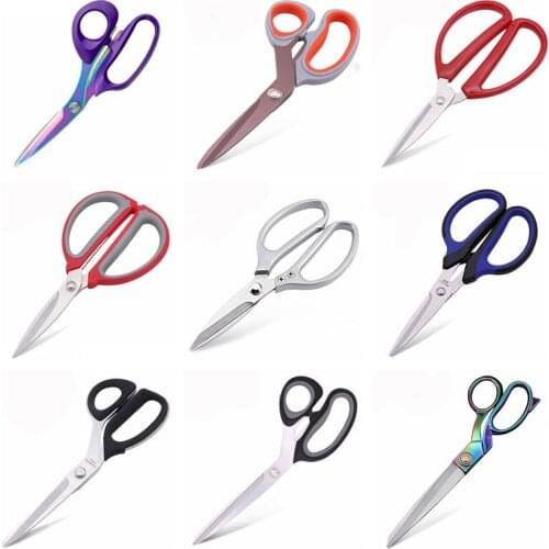 Tailors Scissors Stainless Steel Professional Tailor Scissors For Fabric Threads DIY Cross-stitch Cutting Sewing And Needlework