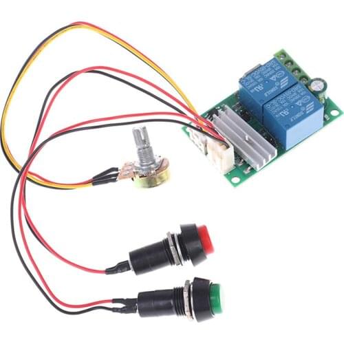 DC 6V 12V 24V PWM DC Motor Speed Controller Forward And Reverse Switch