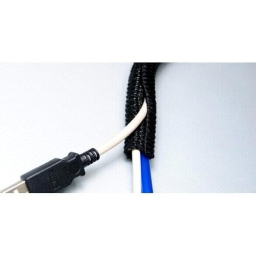 LINK CNC 13mm black since the volume type textile sleeving open woven tube longitudinal guaranteeing