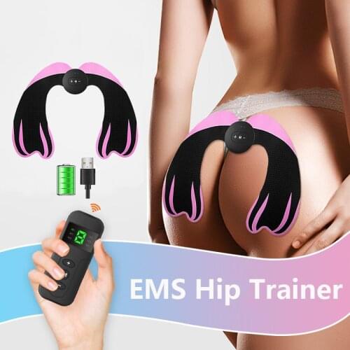 Smart EMS Hip Trainer Muscle Stimulator Butt Toner With Remote Control Vibrating Buttocks Massage Machine Fitness Equipment