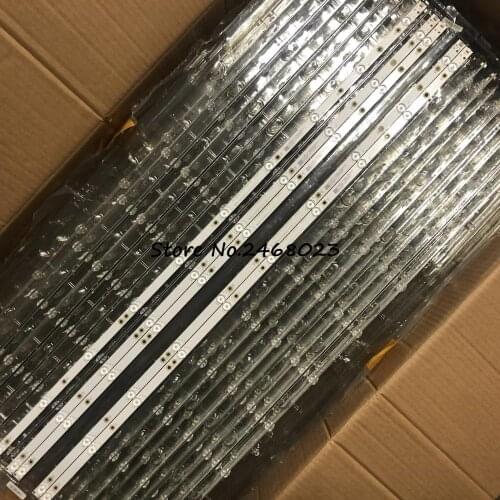 LED Backlight strip 10 lamp For Vizio 43"TV GJ-2K18-E43-430-D510-V8 E43-F1 V436-G1 TPT430H3 -QUBN1A.K
