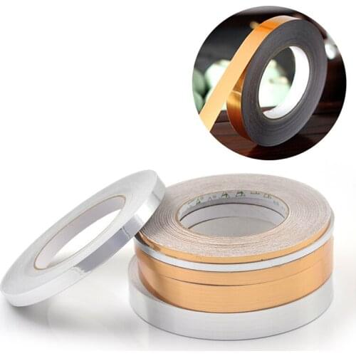 50M Mildew proof Waterproof wall gap sealing tape Copper Foil Tape Strip Adhesive Floor tile beauty seam sticker Home decoration