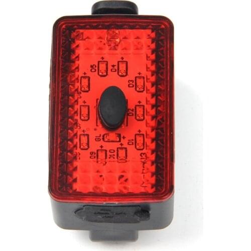 Bike Taillight Waterproof Riding Rear light Led Usb Chargeable Mountain Bike headlight Cycling Light Tail-lamp Bicycle Light