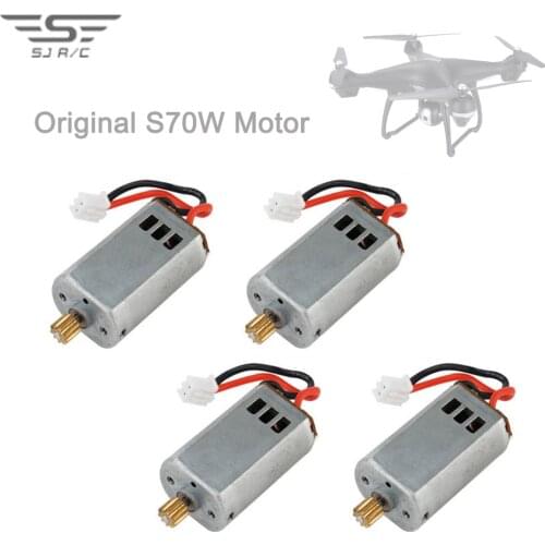 SJRC S70W Parts RC Quadcopter CW CCW Motor Spare Parts Visuo FPV RC Helicopter Drone Engine Accessories Kits For S70W RC Drone