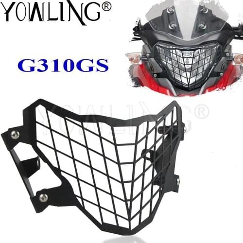 Motorcycle Front Headlight Protector Cover Grill FOR BMW G310GS G310 GS 2017 2018 2019 2020 2021 Head Light Guard Accessories