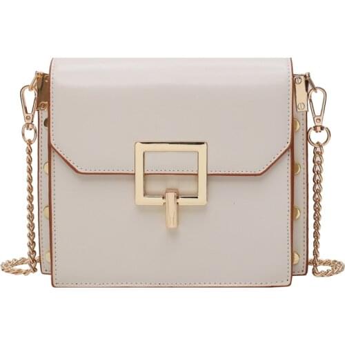 High quality womens shoulder bag rivet fashion Messenger bag waterproof new chain durable girl handbag shopping bags for women