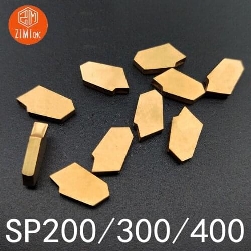 10PCS SP200 SP300 SP400 NC3030 Carbide Tool Can Replace k-o-r-l-o-y Slotting Tool CNC Lathe Cutting Tool Turning Insert