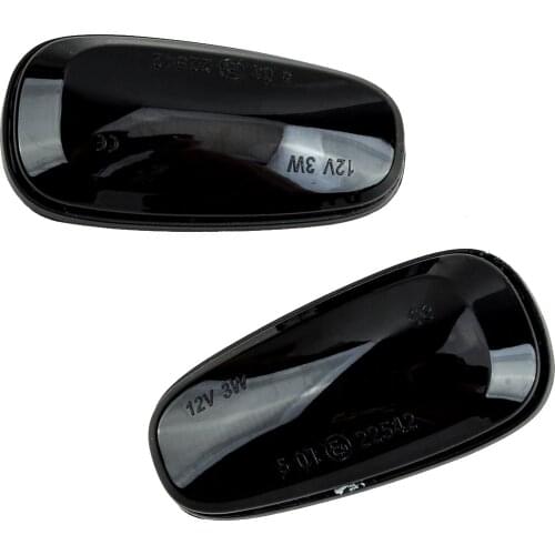 2pcs Smoked LED Fender Side Marker Turn Signal Light Fit For Cadillac STS STS-V Opel Astra G Zafira A 15930599 10364604 9133062