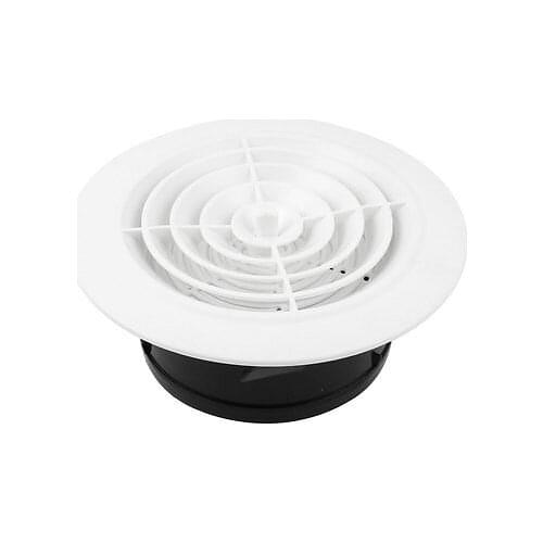 210mm Extractor Fan Adjustable Round Ducting Ventilation Grille Air Vent Cover