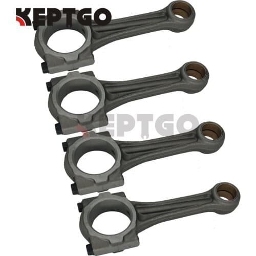 4PCS For Kubota excavator V3307T V3307 V3307-DI-T Connecting Rods