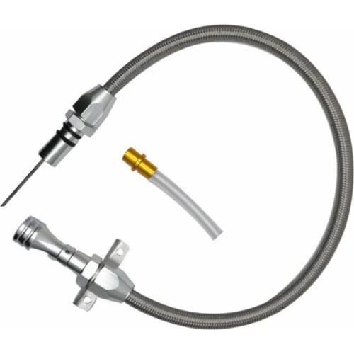 530mm Stainless Flexible Car Transmission Dipstick Car Oil Gearbox Fluid Dipstick Tool For Chevy GM TH350 Tranny SBC BBC Trans