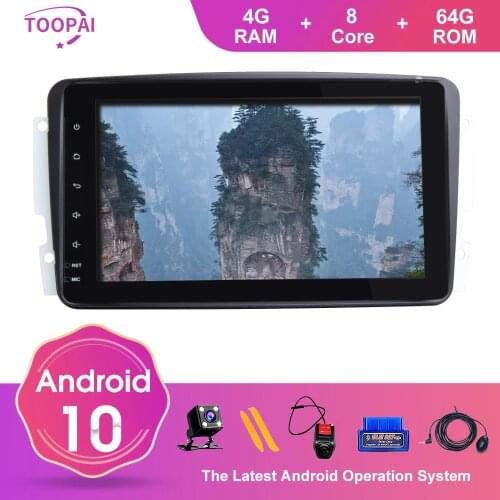 TOOPAI Android 10 For Mercedes Benz CLK W209 Vito W639 Viano Canbus Auto Radio GPS Navigation Car Multimedia Player IPS DSP New