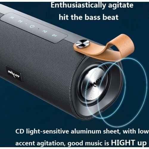 ZEALOT S30 Wireless Bluetooth Speaker HIFI Portable Speakers Stereo Bass Sound Box Support TF Card,TWS,AUX,USB Flash Drive