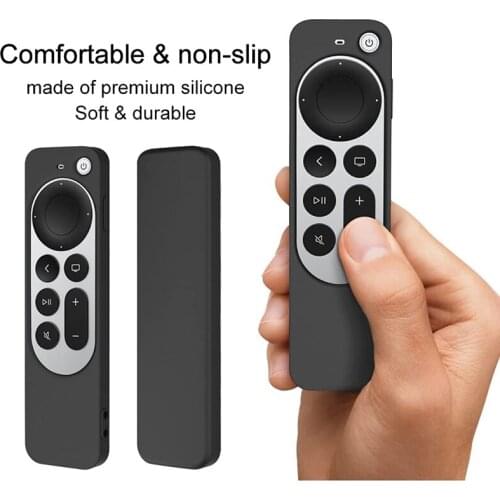Remote Control Cover Lightweight Anti Slip Silicone Protective Case Cover Compatible for Apple TV xqmg Remote Control Covers new