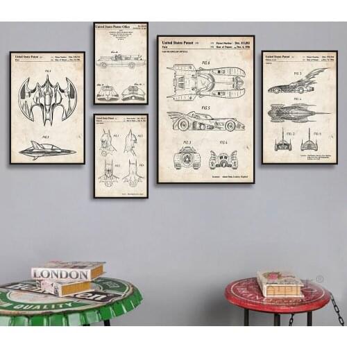 Movie Series Decoration Mural Cartoon Retro Poster Canvas Painting and Living Room Wall Art Prints for Modern Home Decor