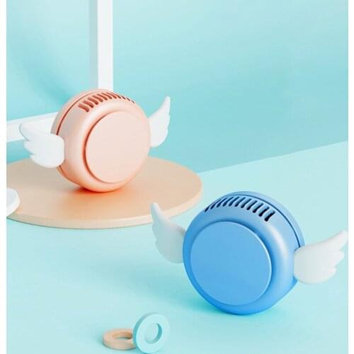 Hand Free Portable Personal Fan-rechargeable Mini USB Neck Fan,3 Level Air Flow Small Wearable Air Conditioner Neck Fan