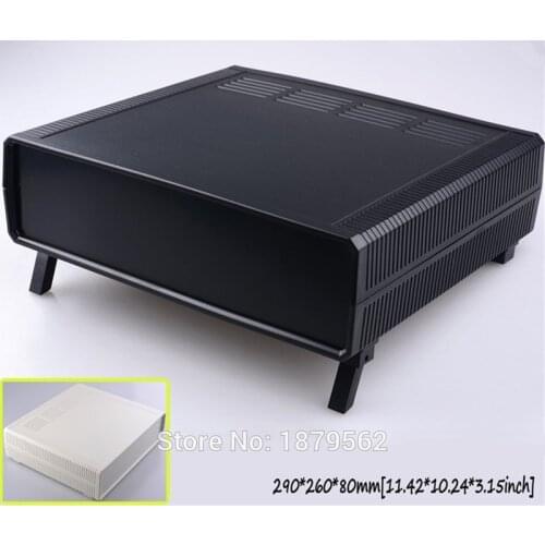 [2 colors] 290*260*80mm plastic electronics enclosure abs industrial control junction box diy electrIcal project box switch case