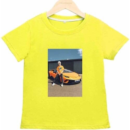 A4 Printing Summer Cotton Short Sleeve T-shirt Boys and Girls Sports Leisure Short Sleeve T-shirt Coat Kids Summer Clothes