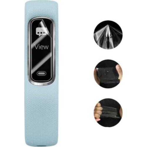 Anti-Scratch Soft TPU Clear Protective Film Guard For Garmin Vivosmart 4 Smart Bracelet Wristband Full Screen Protector Cover