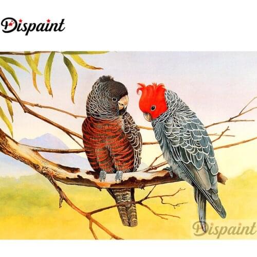 Dispaint Full Square/Round Drill 5D DIY Diamond Painting "Animal bird" Embroidery Cross Stitch 3D Home Decor A12325