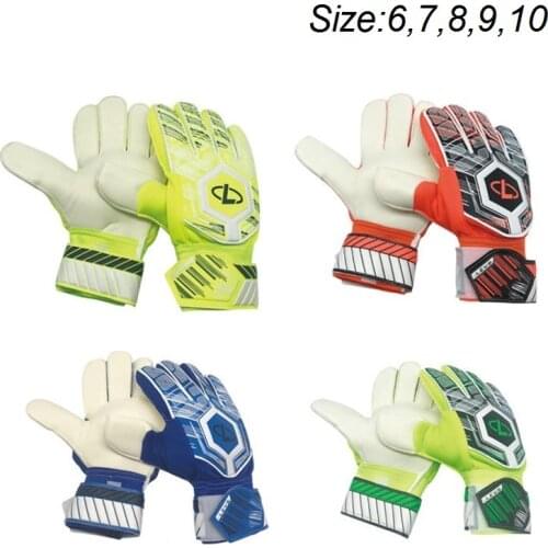 New Latex Goalkeeper Gloves Professional Thickened Child Football Accessories Training Goalie Wrist Guard Adult Gloves