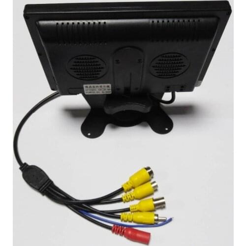 LSZ factory wholesale 7 inch LCD car monitor bus harvester 12-36V HD screen two way