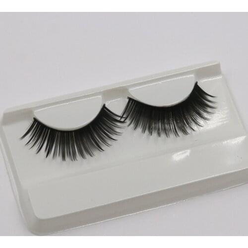 A pair of loaded cross false eyelashes fashion Makeup Eyelash Extension