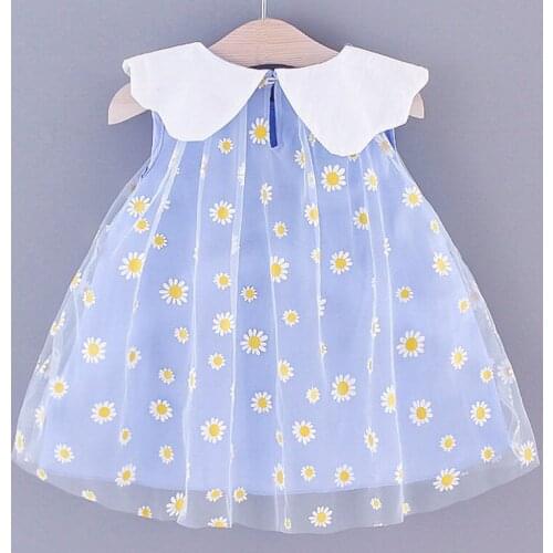 Newborn baby girl dress summer print dress baby girl dress