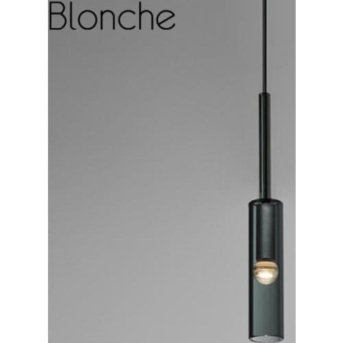 Nordic Loft Copper Crystal Pendant Lights Glass Bottle Design Hanging Lamp Bedroom Bedside Studio Lighting Fixtures Home Decor