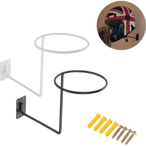 Motorcycle Steel Helmet Wall Hanger Holder Hook Multifunctional Rack for Raincoat Coat Balls Moto Scooter Accessories