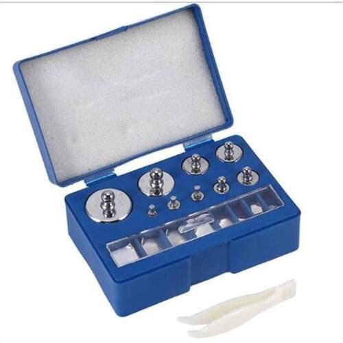 Jewelry Scale 17Pcs 10mg-100g Grams Precision Calibration Scale Weight Set Test
