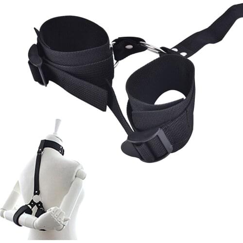 1 Set Neck Collar To Hand Restraint Bondage Hand Cuffs Toys Erotic Sex Toys For Couple Sex Game