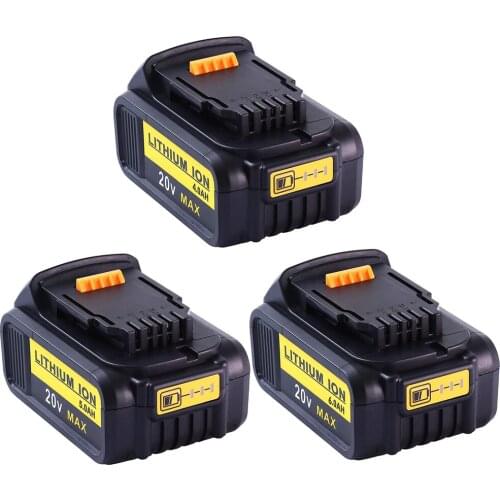 1pc Battery for DEW DCB203 DCB205 DCB206 20V Replacement Power Tools