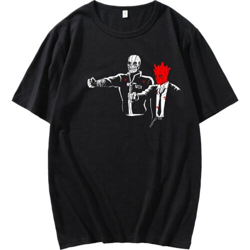 2021 Funny Dorohedoro Japanese Manga Series Tshirt Short Sleeve Unisex Hip Hop Punk T-shirt Male Oversized Loose Hipster T Shirt