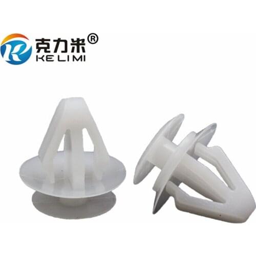 KE LI MI For Toyota Mazda Guard Plate Snaps Retainers White Door Panel Clips Fasteners