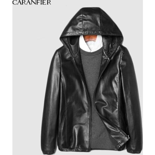 CARANFIER Hooded Jackets For Men