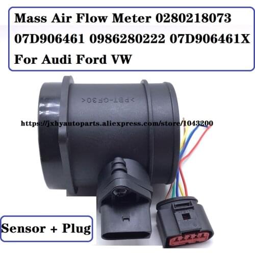 Mass Air Flow Meter Sensor Plug For Audi A3 TT Quattro VW R32 EOS Golf Multivan Passat Phaeton Touareg Transporter 2.0 3.2 V6