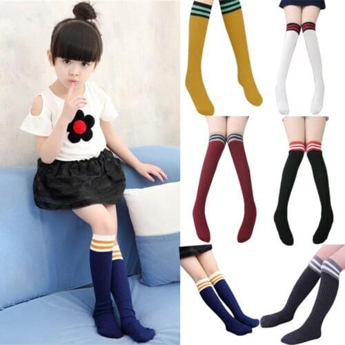 Baby Toddlers Girls Boy Knee High Socks Tights Leg Warmer Stockings For Age 5-10