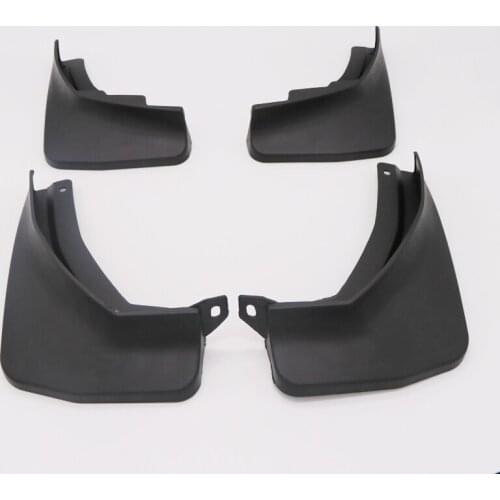 For Skoda Karoq 2017 2018 Front&Rear Plastic Molded Splash Guards Mud Fender Mud Flap 4pcs Car Styling