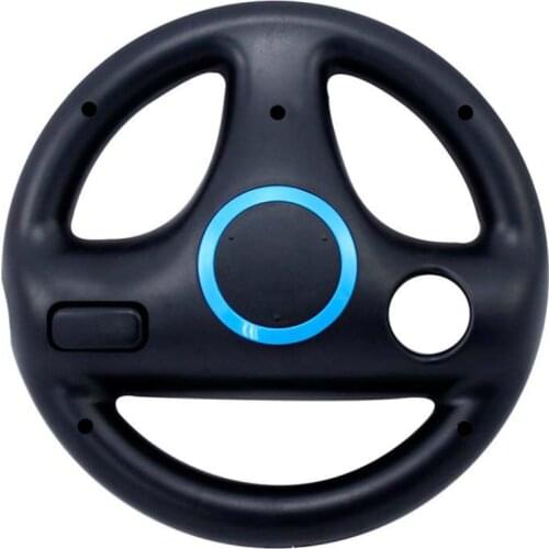 Game Racing Steering Wheel Controller For Nintendo Wii For Mario Kart Remote Controller Plastic Innovative and ergonomlc design