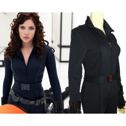 Black Widow cosplay costume jumpsuit battle suit