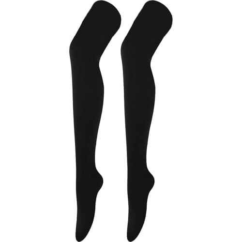 2021 Hot Sale High Quality 5 Pairs Womens Fashion Solid Color Over The Knee Long Socks High Socks For Dropshipping