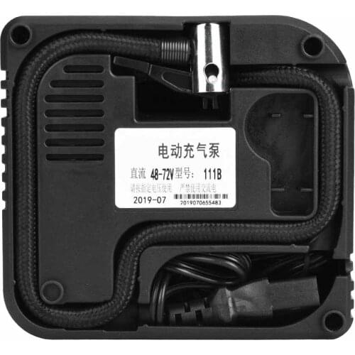 48-72V Portable Inflator Air Compressor Pump Tire Pumps For Electromobile Air Pump Motorcycle Battery Car Universal Pump