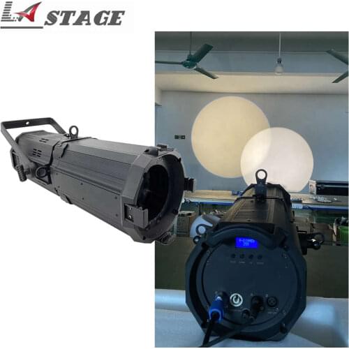 Professional 200W Zoom Cool White LED Profile Light 3200k Zoom 200w Led Leko Light 200W LED Theater TV Studio Light