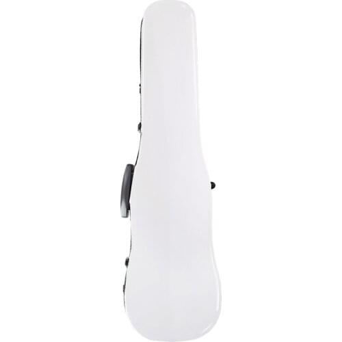 Professional Carbon Fiber Gourd Shaped Violin Hard Case 4/4 w/ Hygrometer