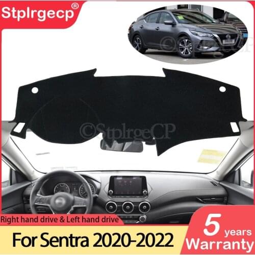 For Nissan Sentra 2020 2021 2022 B18 Anti-Slip Mat Dashboard Cover Pad Sunshade Dashmat Carpet Dash Anti-UV Car Accessories Rug