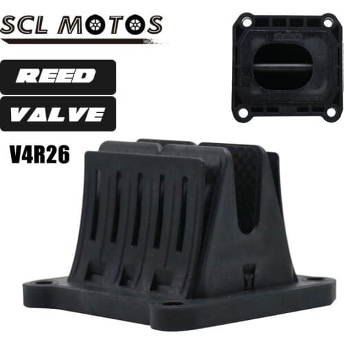 SCL MOTOS Carbon Fiber Intake Reed Valve For Husqvarna TC125 TC250 TE For KTM 125 150 250 Motorcycle Intake Reed Valve For V4R26
